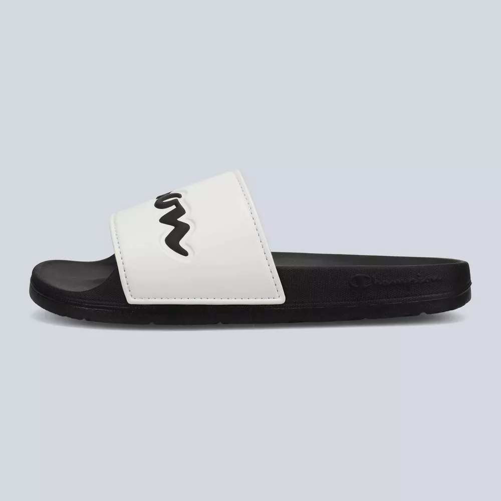 Women's IPO Squish Slide Sandals by Champion Black/White Size 10 |New With Tags - Picture 4 of 5